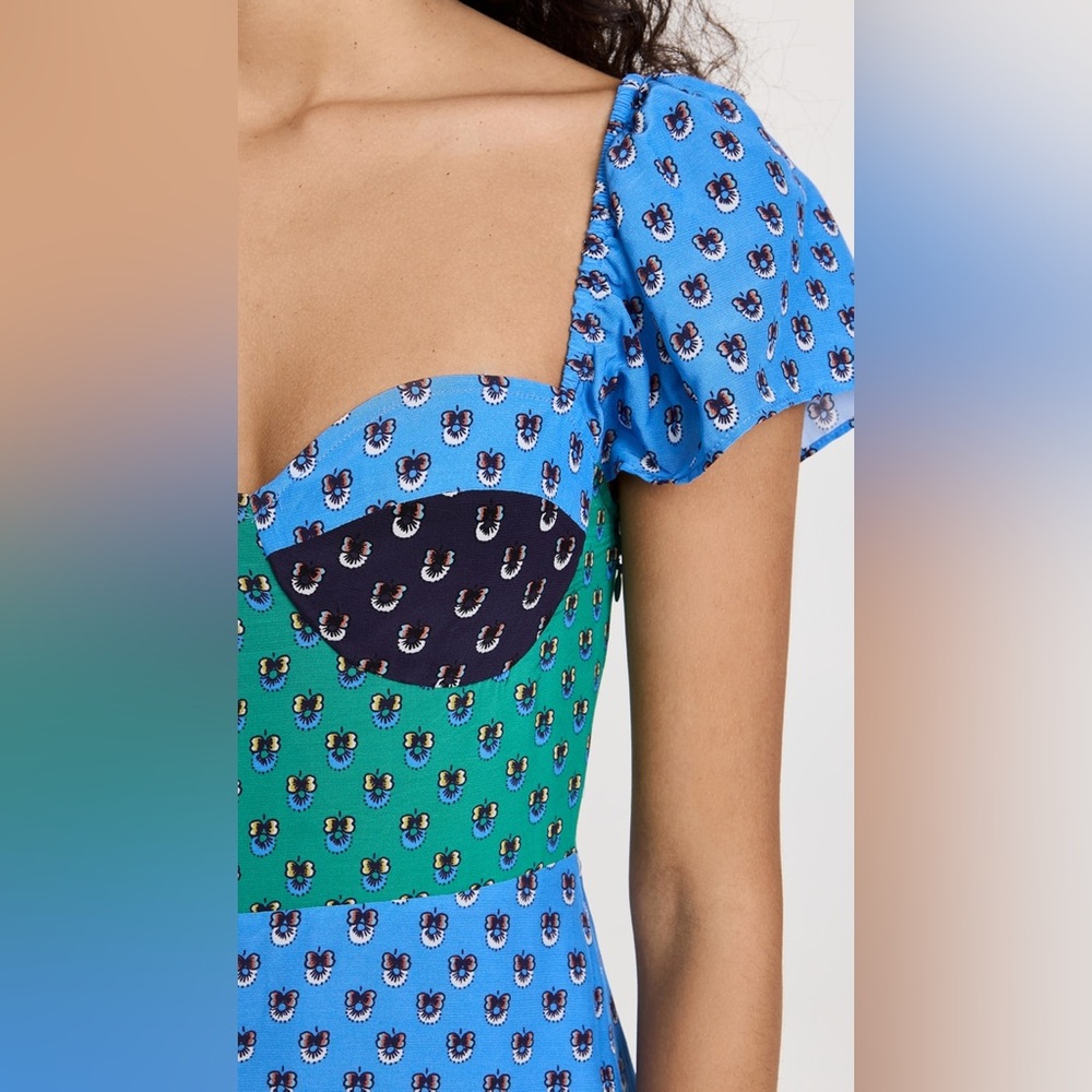 STAUD Multicolor Mini Dress - Picture 4 of 6
